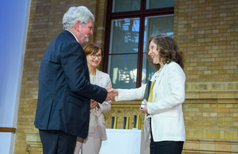 Prof. Dr. Michaela Mahlberg erhält am Montag Abend ihre Auszeichnung. Bild: Humboldt-Stiftung/David Ausserhofer
