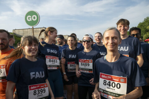 Mitglieder der Friedrich-Alexander-Universität Erlangen-Nürnberg hat beim B2run 2024.