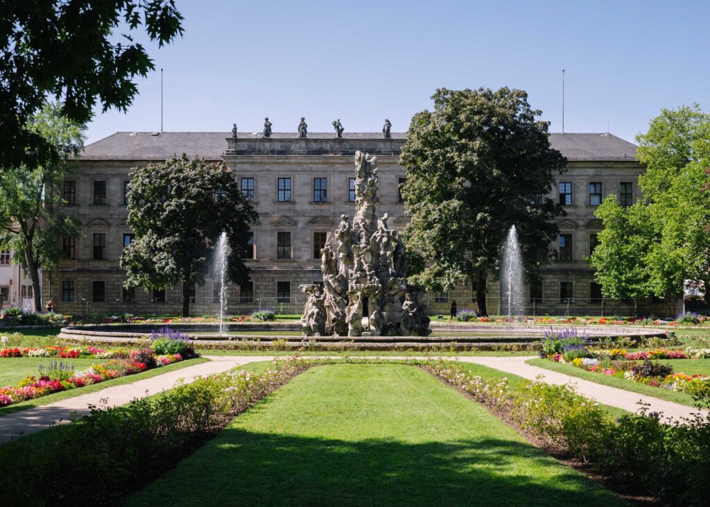 Das Erlanger Schloss, Verwaltungssitz der Friedrich-Alexander-Universität Erlangen-Nürnberg