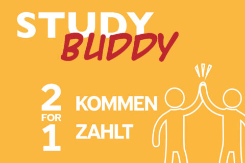 Studdy Buddy Aktion Kommen einer zahlt