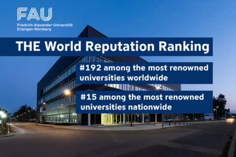 Zum Artikel "THE World Reputation Ranking: FAU unter den Top 200"